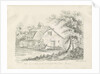 Rugeley - Cottage near Old Cannock Wood Forges: pen and ink drawing, 1836 by John Robert Fernyhough