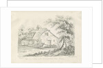 Rugeley - Cottage near Old Cannock Wood Forges: pen and ink drawing, 1836 by John Robert Fernyhough