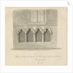 Norbury Church - Priests' stalls by John Buckler