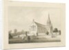 Brereton Chapel: [St. Michael''s Church, Brereton] wash drawing, 1838 by Thomas Peploe Wood