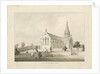 Brereton Chapel: [St. Michael''s Church, Brereton] wash drawing, 1838 by Thomas Peploe Wood