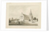 Brereton Chapel: [St. Michael''s Church, Brereton] wash drawing, 1838 by Thomas Peploe Wood