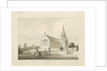 Brereton Chapel: [St. Michael''s Church, Brereton] wash drawing, 1838 by Thomas Peploe Wood