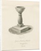 Font in Norbury Church by John Buckler