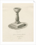 Font in Norbury Church by John Buckler