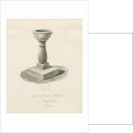 Font in Norbury Church by John Buckler