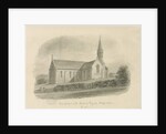 Rugeley - Brereton Chapel: [St. Michaels Church, Brereton] sepia wash drawing, 1841 by John Buckler