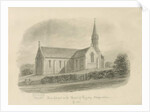 Rugeley - Brereton Chapel: [St. Michaels Church, Brereton] sepia wash drawing, 1841 by John Buckler