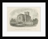 Norton-in-the-Moors Church: sepia wash drawing, 1844 by John Buckler