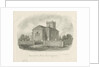 Norton-in-the-Moors Church: sepia wash drawing, 1844 by John Buckler