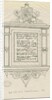 Rugeley Church - Monument to Richard Weston: pen and ink tracing, 1836 by John Robert Fernyhough