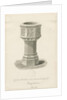 Font in Norton Canes Church by John Buckler