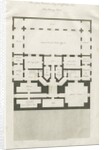 Stafford - Plan of Basement Story of Shire Hall: engraving, nd [1794-1798] by John Harvey