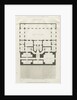 Stafford - Plan of Basement Story of Shire Hall: engraving, nd [1794-1798] by John Harvey