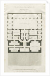 Stafford - Plan of Basement Story of Shire Hall: engraving, nd [1794-1798] by John Harvey
