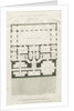 Stafford - Plan of Basement Story of Shire Hall: engraving, nd [1794-1798] by John Harvey