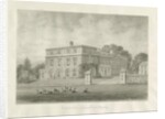 Okeover Hall: sepia wash drawing, 1847 by John Buckler