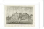 Okeover Hall: sepia wash drawing, 1847 by John Buckler
