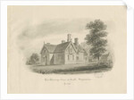 Stafford - Parsonage House at Salt: sepia drawing, 1842 by John Buckler