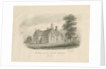 Stafford - Parsonage House at Salt: sepia drawing, 1842 by John Buckler