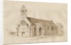 Stafford - Salt Chapel [St. James']: pen and wash drawing, 1840 by Thomas Peploe Wood