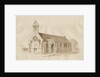Stafford - Salt Chapel [St. James']: pen and wash drawing, 1840 by Thomas Peploe Wood