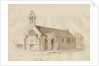 Stafford - Salt Chapel [St. James']: pen and wash drawing, 1840 by Thomas Peploe Wood