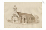 Stafford - Salt Chapel [St. James']: pen and wash drawing, 1840 by Thomas Peploe Wood