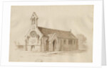 Stafford - Salt Chapel [St. James']: pen and wash drawing, 1840 by Thomas Peploe Wood