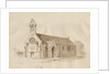 Stafford - Salt Chapel [St. James']: pen and wash drawing, 1840 by Thomas Peploe Wood