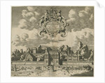 Sandon Hall: engraving by Michael Burghers