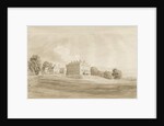 Patshull House: sepia wash drawing, Aug 1820 by Cornelius Varley