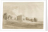 Patshull House: sepia wash drawing, Aug 1820 by Cornelius Varley