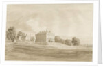 Patshull House: sepia wash drawing, Aug 1820 by Cornelius Varley