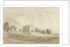Patshull House: sepia wash drawing, Aug 1820 by Cornelius Varley
