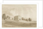Patshull House: sepia wash drawing, Aug 1820 by Cornelius Varley