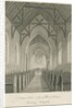 Stafford - Interior of St. Paul's Church, Forebridge by John Buckler