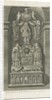 Interior of Patshull Church - Astley's tombs by T Carter