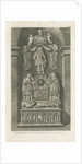 Interior of Patshull Church - Astley's tombs by T Carter