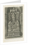 Interior of Patshull Church - Astley's tombs by T Carter