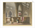 Interior of Standon Church by Thomas Peploe Wood