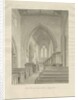 Interior of Standon Church: sepia drawing, 19 Jun 1848 by John Buckler