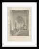 Interior of Standon Church: sepia drawing, 19 Jun 1848 by John Buckler