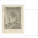 Interior of Standon Church: sepia drawing, 19 Jun 1848 by John Buckler