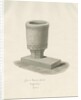 Font in Standon Church by John Buckler