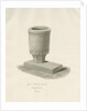 Font in Standon Church by John Buckler