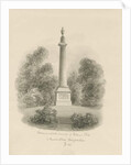Sandon - Monument to William Pitt by John Buckler