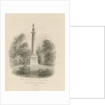 Sandon - Monument to William Pitt by John Buckler