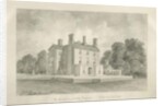 Standon - Rectory of Reverend Joseph Salt: sepia drawing, 1847 by John Buckler