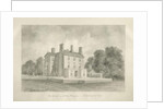 Standon - Rectory of Reverend Joseph Salt: sepia drawing, 1847 by John Buckler